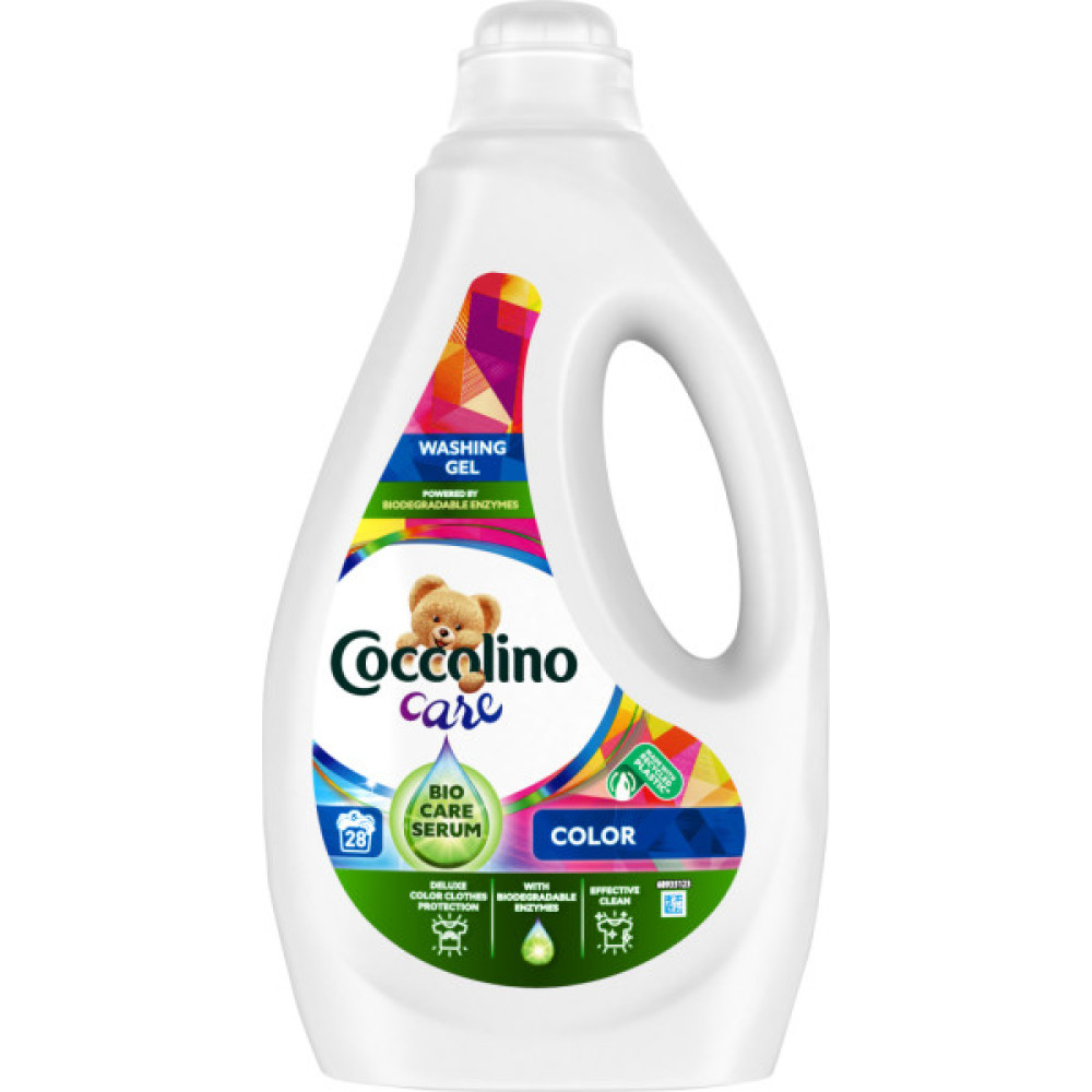 Гель для прання Coccolino Care для кольорових речей 1.12 л (8720181019388) Гель для прання Coccolino Care для кольорових речей 1.12 л (8720181019388)