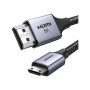 Кабель мультимедійний HDMI M to HDMI mini M 2.0m 8K HD163 black Ugreen (15515) Кабель мультимедійний HDMI M to HDMI mini M 2.0m 8K HD163 black Ugreen (15515)