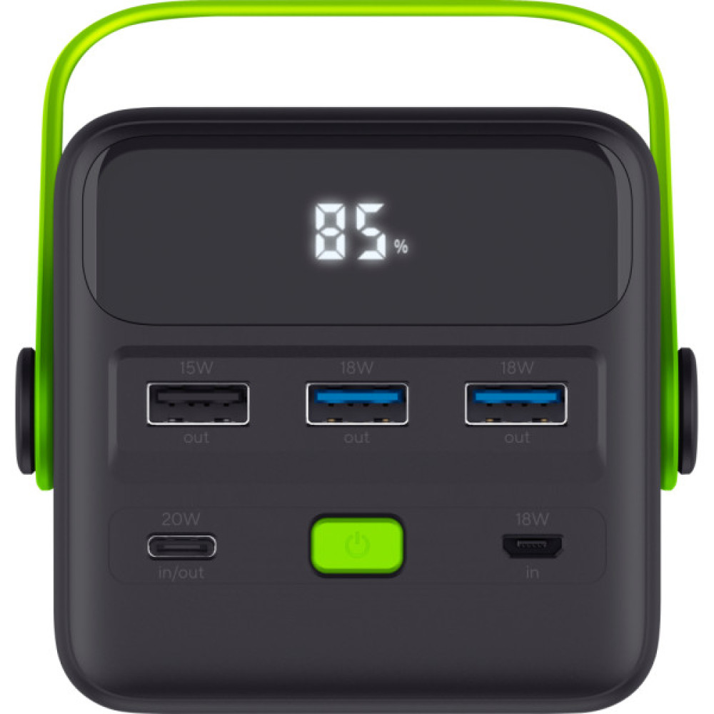 Батарея універсальна Trust 50000mAh Redoh XXL, 3хUSB-A/USB-C, 20W, black (25196_TRUST)