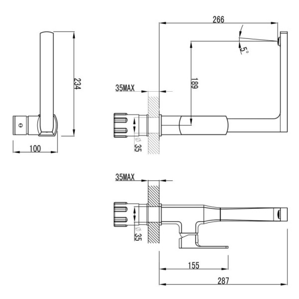 Змішувач Corso COMO BF-4B229C (9611100)