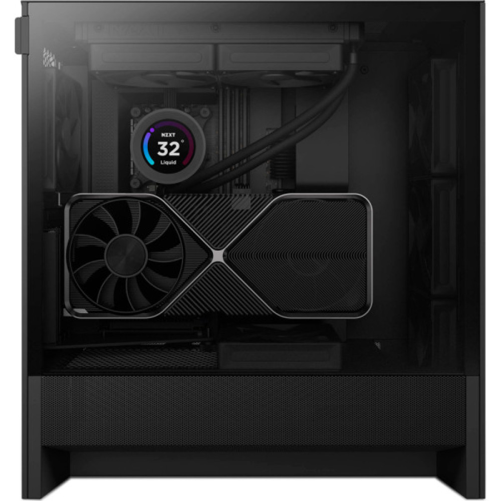 Корпус для ПК NZXT H5 Flow Compact (CC-H52FB-01)
