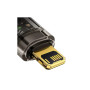 Дата кабель USB 2.0 AM to Lightning 1.0m 2.4A Explorer Series black Baseus (CATS000401)
