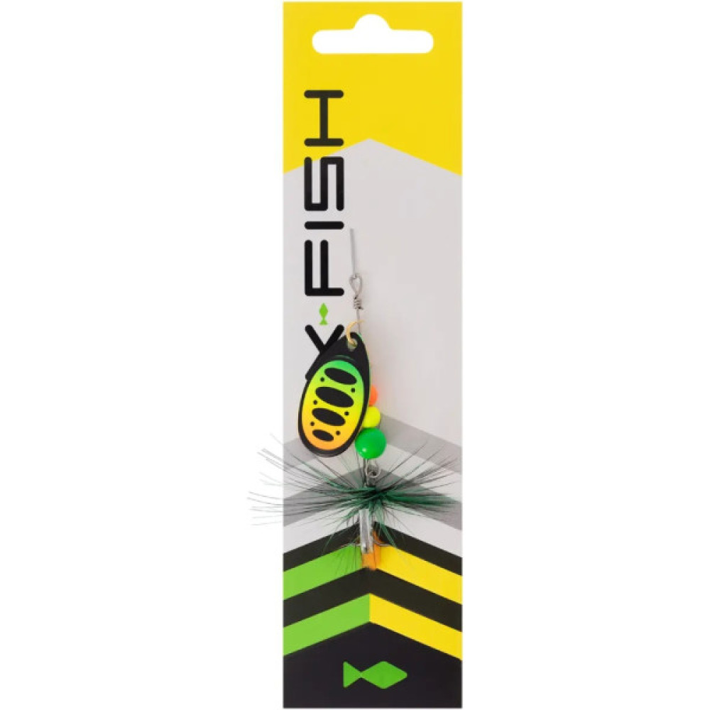 Блешня X-Fish Sirius 6.5g 3 Fire tiger (1917.06.64)