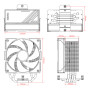 Кулер до процесора ID-Cooling FROZN A410 Black