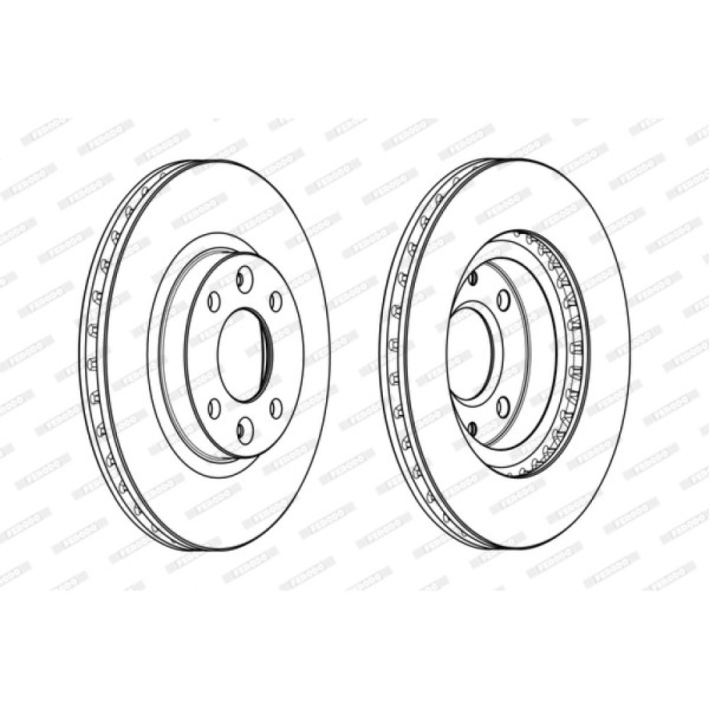 Гальмівний диск FERODO DDF2327C