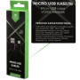 Дата кабель USB 2.0 AM to Micro 5P 1m nylon black Vinga (VCPDCMNB1BK) Дата кабель USB 2.0 AM to Micro 5P 1m nylon black Vinga (VCPDCMNB1BK)