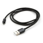 Дата кабель USB 2.0 AM to Micro 5P 1m nylon black Vinga (VCPDCMNB1BK) Дата кабель USB 2.0 AM to Micro 5P 1m nylon black Vinga (VCPDCMNB1BK)