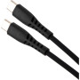 Дата кабель USB-C to USB-C 1.2m 100W Chip Silicon Black Vinga (VCDCCC21012SB)