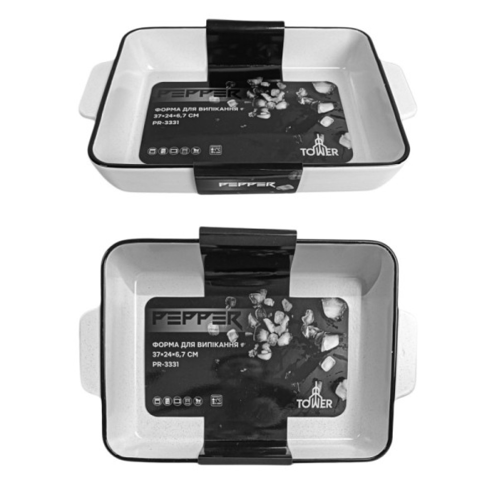 Форма для випікання Pepper Tower прямокутна 37 x 24 x 6.7 см (PR-3331)