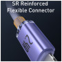 Дата кабель USB 2.0 AM to Lightning 1.2m 2.4A Crystal Shine Series purple Baseus (CAJY000005)