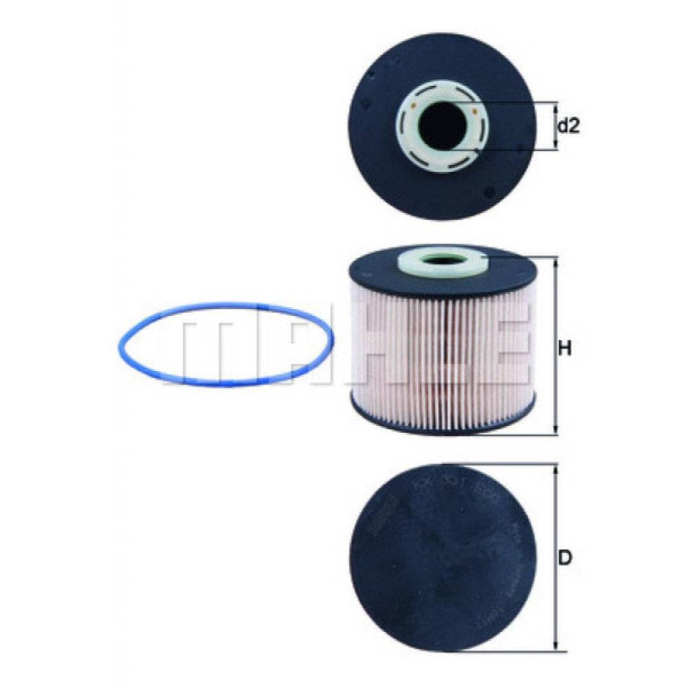 Фільтр паливний Mahle KX331DECO