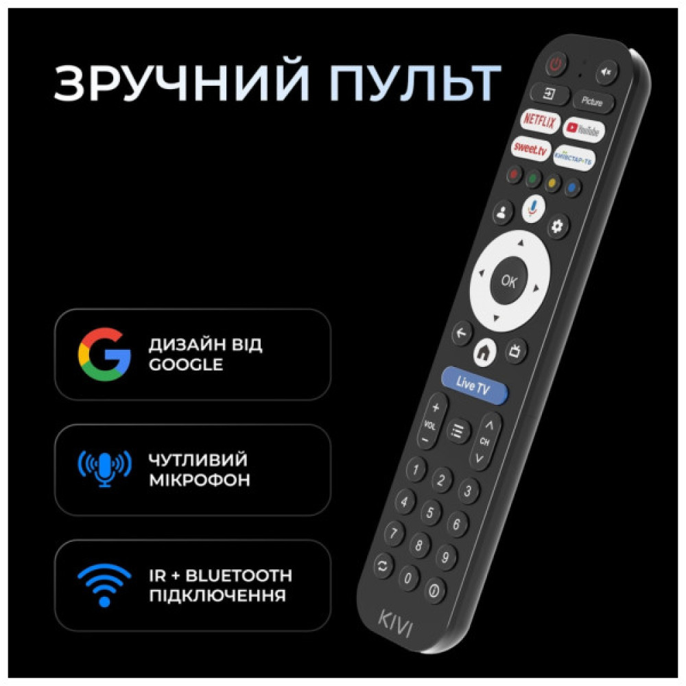 Телевізор Kivi 65U820KB