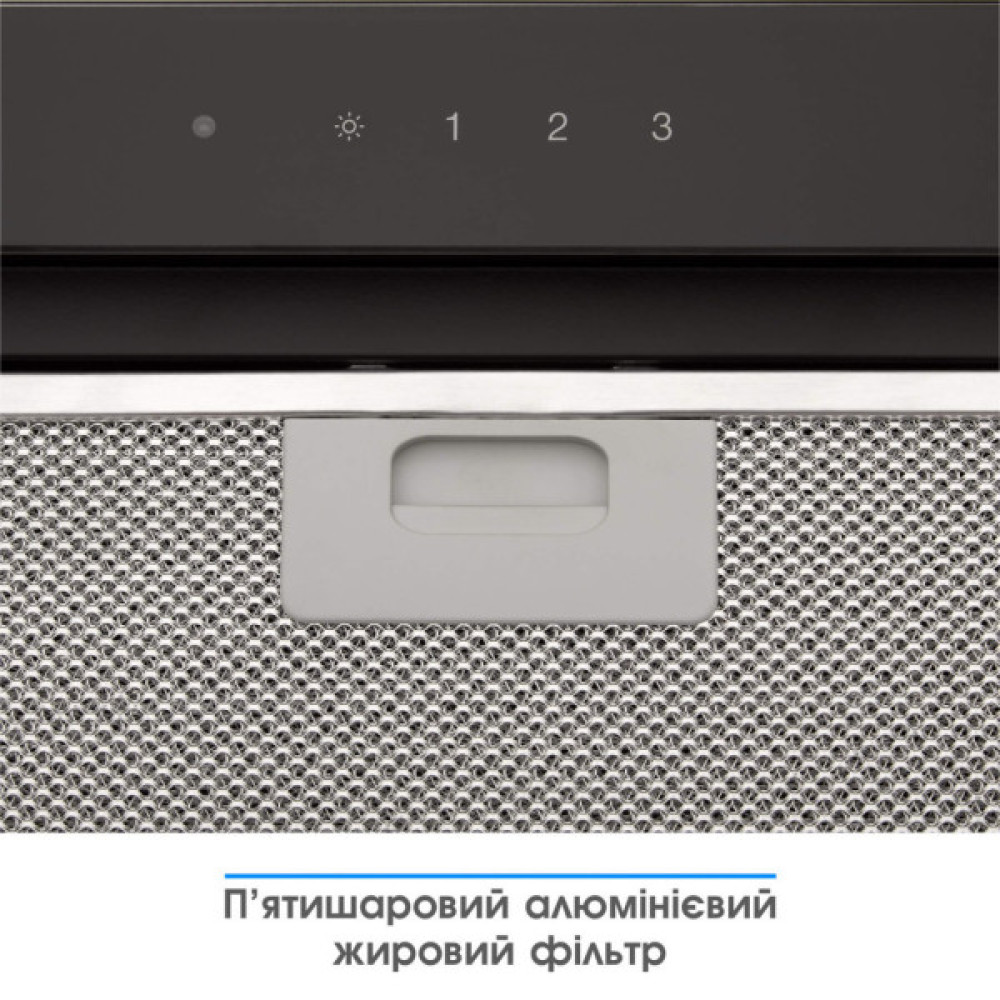 Витяжка кухонна Eleyus GEMINI 700 LED 52 BL