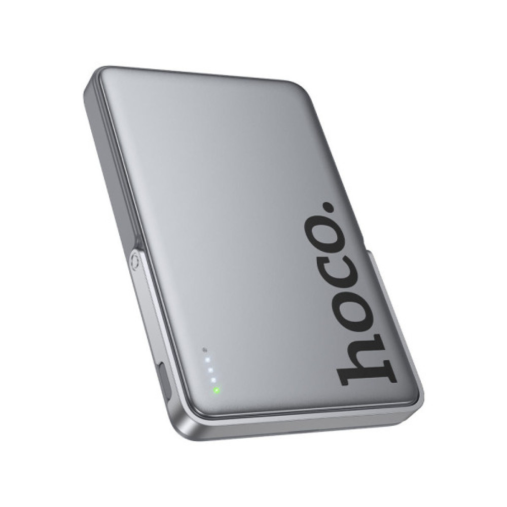Батарея універсальна HOCO 5000mAh Sunlight PD/20W Magnetic Metal Grey (Q36 / 714986)