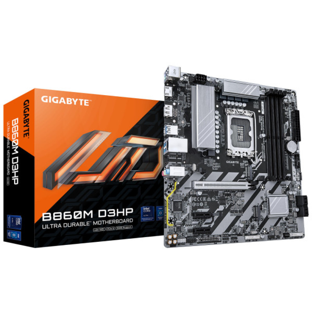 Материнська плата GIGABYTE B860M D3HP s1851 B860 4xDDR5 M.2 HDMI DP mATX
