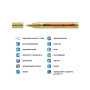 Маркер Edding Paint 2-4 мм круглий золотий (e-750/53) Маркер Edding Paint 2-4 мм круглий золотий (e-750/53)