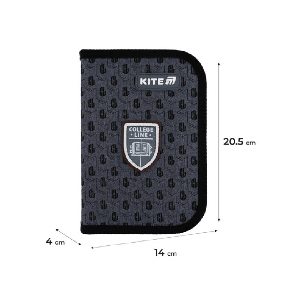Пенал Kite 622 College Line, 1 відділення, 2 відвороти (K25-622-2)