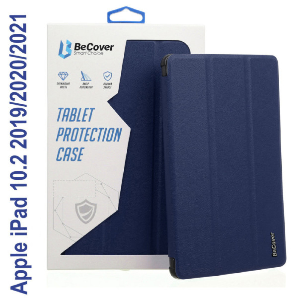 Чохол до планшета BeCover Tri Fold Hard Apple iPad 10.2 2019/2020/2021 Deep Blue (706865) (706865) Чохол до планшета BeCover Tri Fold Hard Apple iPad 10.2 2019/2020/2021 Deep Blue (706865) (706865)