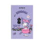 Блокнот Kite А6 Kuromi, тверда обкладинка, 80 аркушів, клітинка (HK24-199-2)
