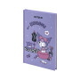 Блокнот Kite А6 Kuromi, тверда обкладинка, 80 аркушів, клітинка (HK24-199-2)