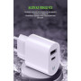 Зарядний пристрій MadeInFuture MFS12 12W 1xUSB-A + 1xUSB-C + cable USB-A to USB-C White (MIF82822)