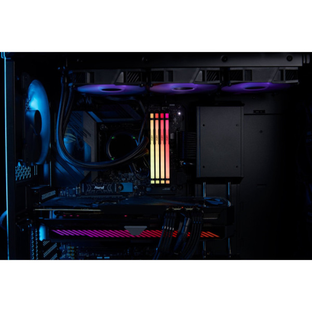Пам'ять ПК Kingston DDR5 16GB KIT (8GBx2) 5200 FURY Beast RGB