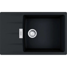 Мийка кухонна Franke Centro, фраграніт, прямокутник, з крилом, 780х500х200мм, чаша - 1, накладна, CNG 611-78 XL , онікс