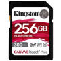 Карта пам'яті Kingston 256GB SDXC class 10 UHS-II U3 Canvas React Plus (SDR2/256GB) Карта пам'яті Kingston 256GB SDXC class 10 UHS-II U3 Canvas React Plus (SDR2/256GB)