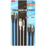 Дата кабель USB 2.0 AM to Micro 5P 1.0m 2.4A white XO (NB229-M-1-WH)
