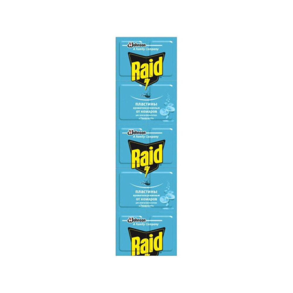 Пластини для фумігатора Raid Евкаліпт 10 шт. (4823002005639)