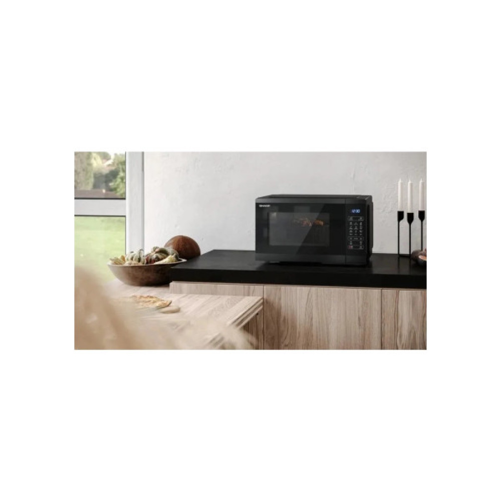 Мікрохвильова піч Sharp YC-MG252AE-B