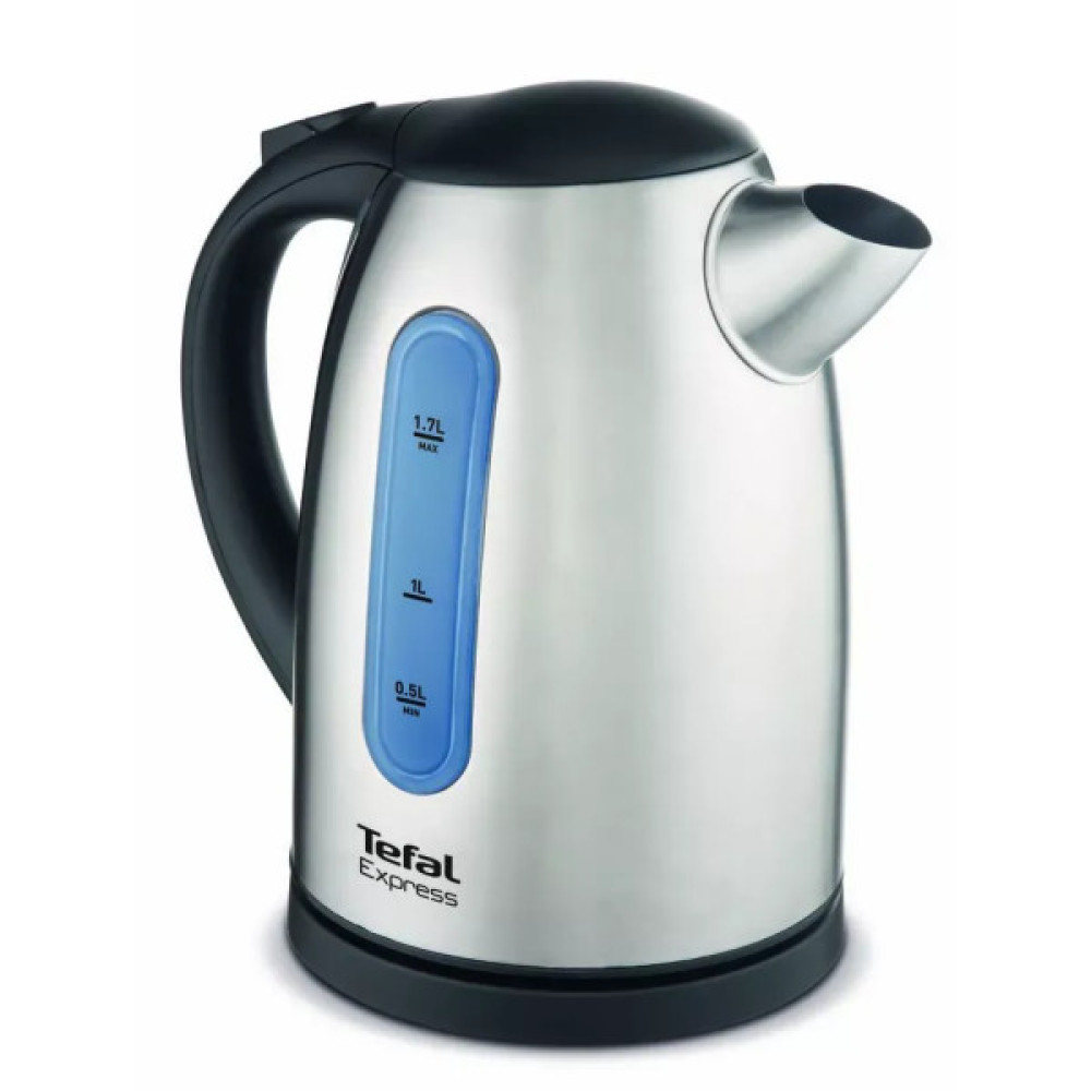 Електрочайник Tefal Express 2 1.7л, нерж. сталь, сірий