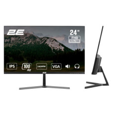 Монітор 2E 23.8" D2425B D-Sub, HDMI, MM, IPS, 100Hz, FreeSync