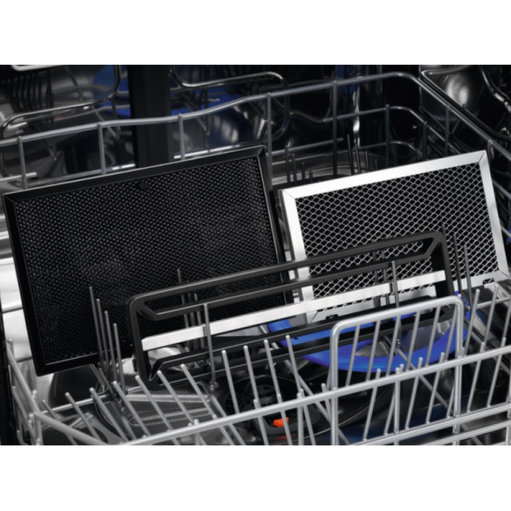 Варильна повверхня Electrolux індукційна, 80см, розширена зона, вбудована витяжка, Hob2Hood, чорний