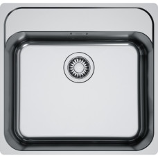 Мийка кухонна Franke Smart, нерж.сталь, прямокутник, без крила, 500х400мм, чаша - 1, монтаж врівень, SRX 210-50 TL, нерж поліров.