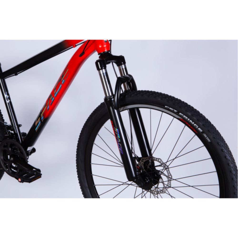 Велосипед Space 27.5" MARS DD FR рама-17" ST 2026 червоно-чорний (OPS-SP-27.5-067)