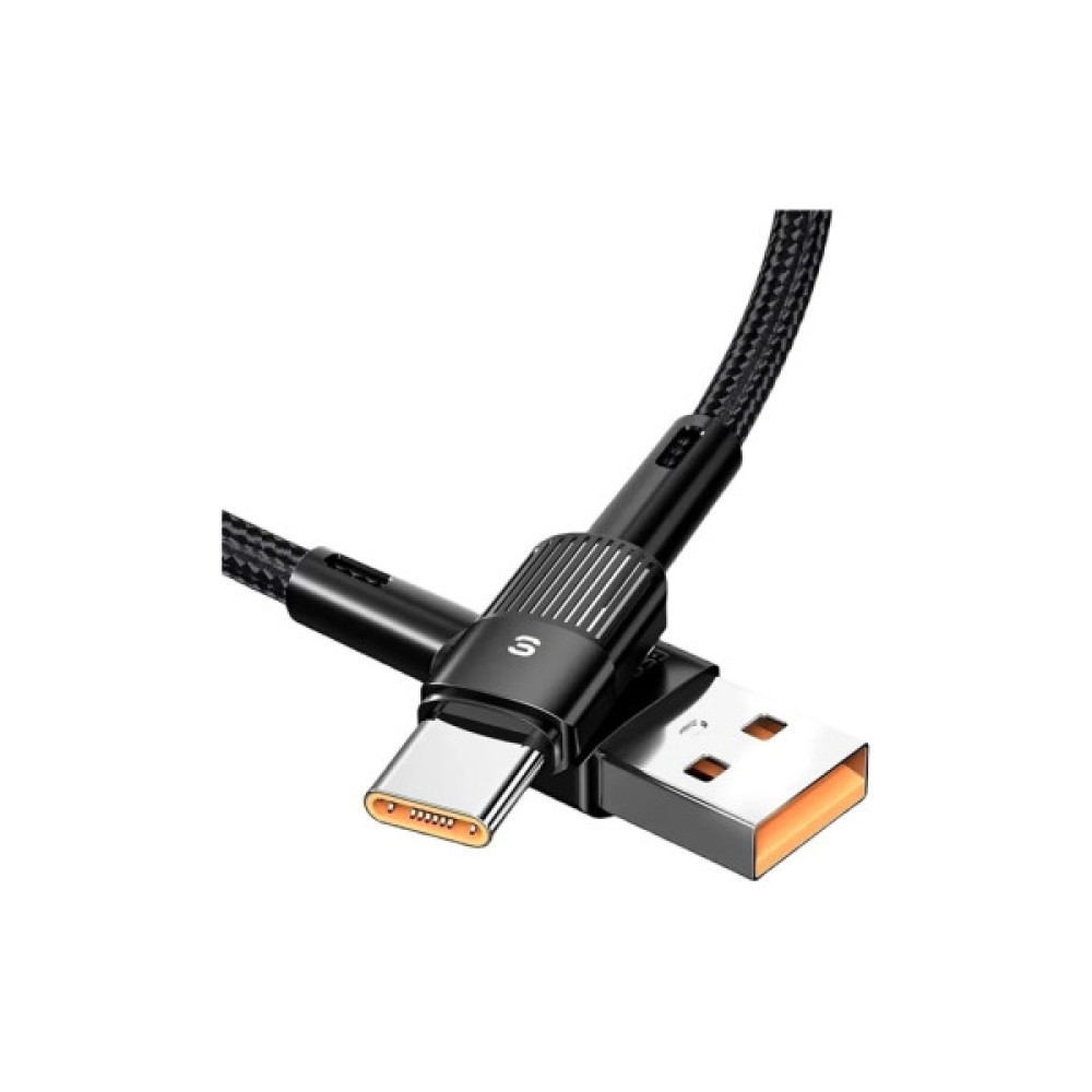 Дата кабель USB 2.0 AM to USB-C 2.0m 7A black Essager (EXCT-XCA01)
