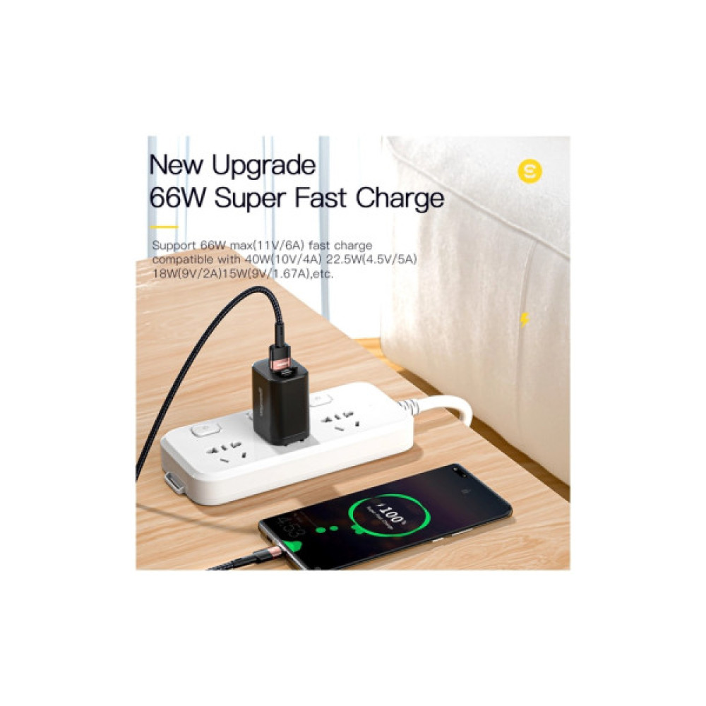 Дата кабель USB 2.0 AM to USB-C 2.0m 7A black Essager (EXCT-XCA01)