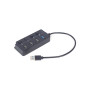 Концентратор Gembird 4 ports (1xUSB3.1+3xUSB2.0) switch black (UHB-U3P1U2P3P-01) Концентратор Gembird 4 ports (1xUSB3.1+3xUSB2.0) switch black (UHB-U3P1U2P3P-01)
