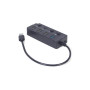 Концентратор Gembird 4 ports (1xUSB3.1+3xUSB2.0) switch black (UHB-U3P1U2P3P-01) Концентратор Gembird 4 ports (1xUSB3.1+3xUSB2.0) switch black (UHB-U3P1U2P3P-01)