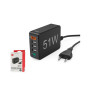 Зарядний пристрій Hama 1xQC3.0, 3xUSB-A, 1xUSB-C PD 51W (00201630) Зарядний пристрій Hama 1xQC3.0, 3xUSB-A, 1xUSB-C PD 51W (00201630)