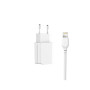 Зарядний пристрій XO L35D 2USB / 2.1А + Lightning white (XO-L35-LGHT) Зарядний пристрій XO L35D 2USB / 2.1А + Lightning white (XO-L35-LGHT)