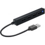 Концентратор Speedlink SNAPPY SLIM USB Hub, 4-Port, USB 2.0, Passive, Black (SL-140000-BK) Концентратор Speedlink SNAPPY SLIM USB Hub, 4-Port, USB 2.0, Passive, Black (SL-140000-BK)