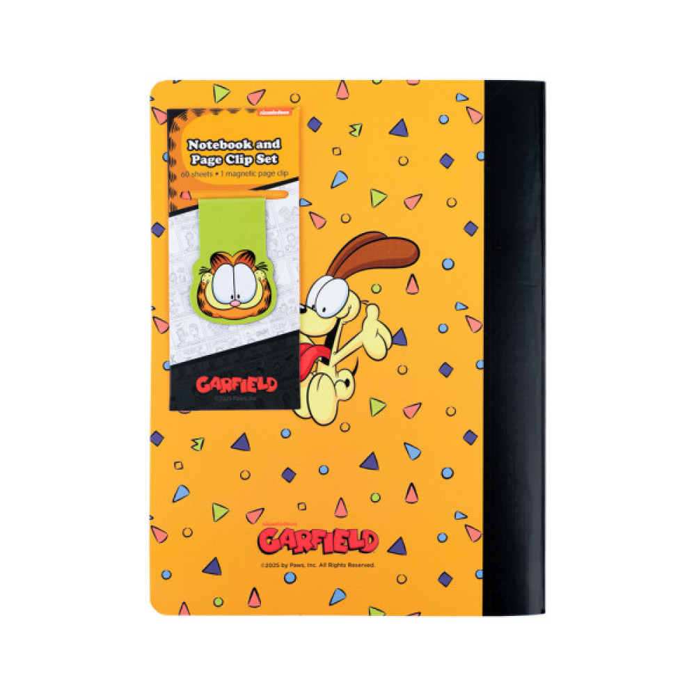 Блокнот Kite з магнітною закладкою Garfield А5, 60 аркушів, клітинка (GF25-192)