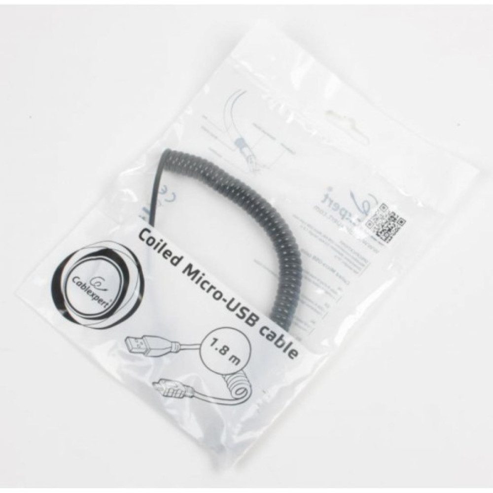 Дата кабель USB 2.0 AM to Micro 5P 1.8m Cablexpert (CC-mUSB2C-AMBM-6)