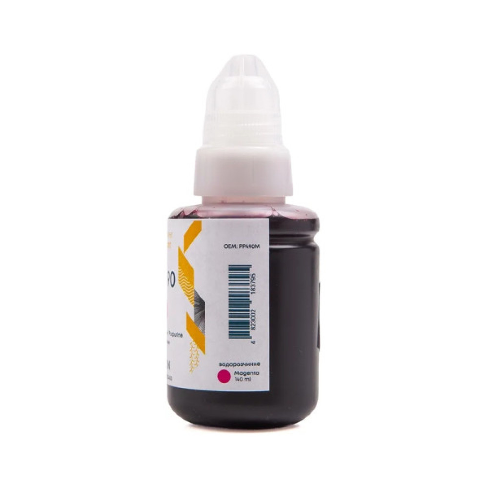 Чорнило PowerPlant Canon GI-490 G1400/G2400/G3400 140г Magenta (PP490M)