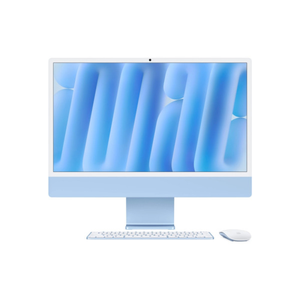 Комп'ютер Apple 24" iMac Retina 4.5K / Apple M4 (10-c/CPU, 10-c/GPU), 16, 256, Silver (MWV13UA/A)