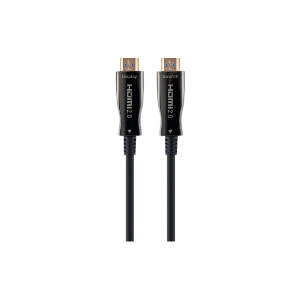 Кабель мультимедійний HDMI M to HDMI M 80.0m V2.0 AOC 4K60Hz Cablexpert (CCBP-HDMI-AOC-80M-02)