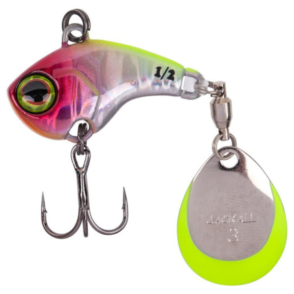 Блешня Jackall Deracoup 3/8oz (10.5g) HL Clown (1699.21.82)