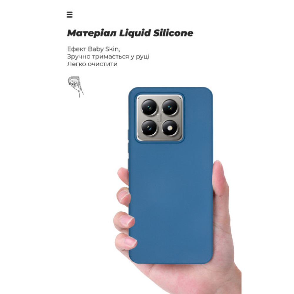 Чохол до мобільного телефона Armorstandart ICON Xiaomi 14T Dark Blue (ARM79356) Чохол до мобільного телефона Armorstandart ICON Xiaomi 14T Dark Blue (ARM79356)